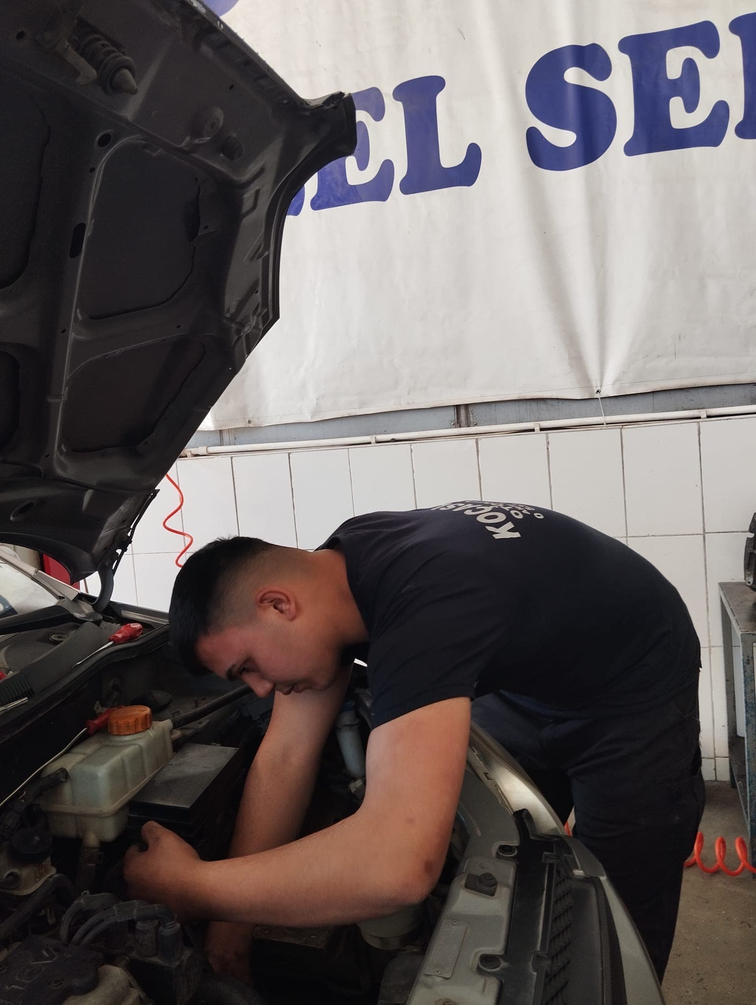 Motor bakım çalışması